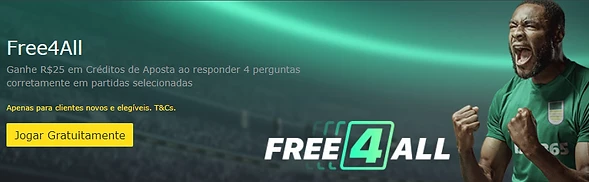 Free 4 All Bet365: nova promoção do site